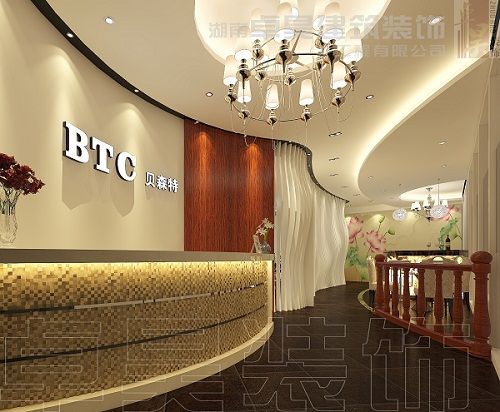 長沙娛樂空間裝修公司貝森特|美容院裝修案例效果圖