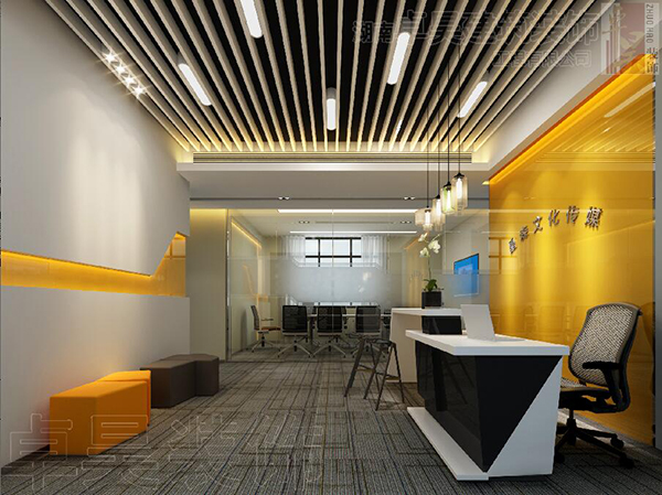 長沙辦公空間裝修公司湖南晶森文化 辦公裝修案例效果圖