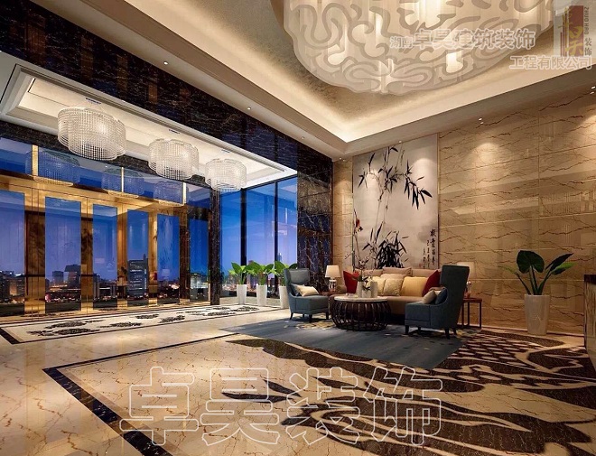 長(zhǎng)沙酒店空間裝修公司廷禧酒店|中式酒店裝修案例效果圖
