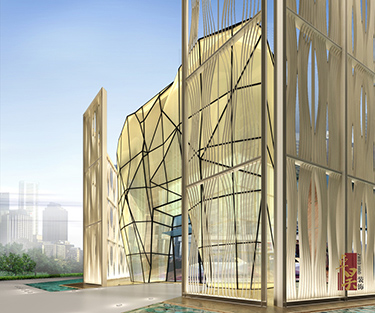 長沙營銷中心裝修公司九盛北海 | 售樓部裝修案例效果圖