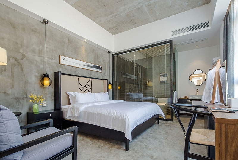 長(zhǎng)沙酒店空間裝修公司予舍|客棧裝修案例效果圖