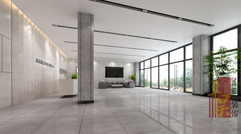 長(zhǎng)沙辦公空間裝修公司鐳目科技|辦公樓裝修設(shè)計(jì)案例效果圖