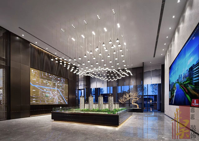 售樓部沙盤區(qū)效果圖