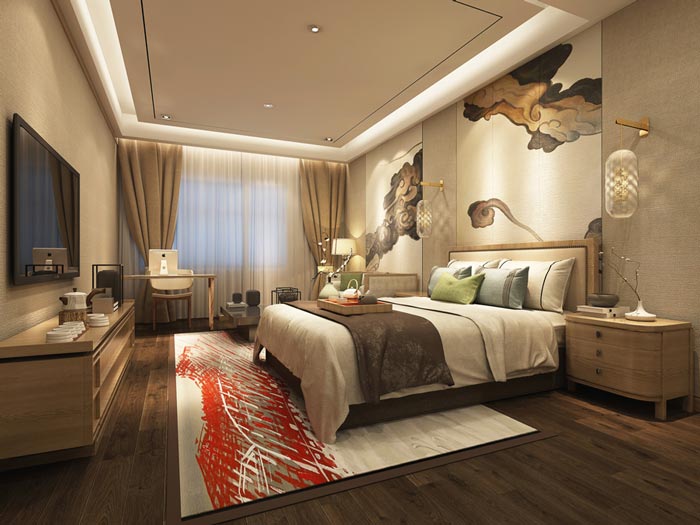 新中式風(fēng)格酒店裝修設(shè)計(jì)