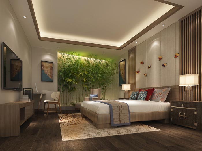 新中式風(fēng)格酒店裝修設(shè)計(jì)