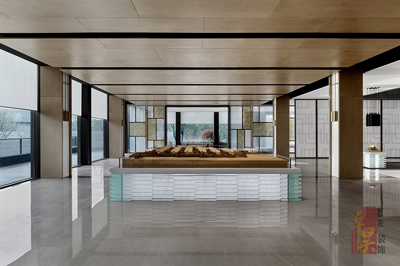 珠江實業(yè)|城市CBD營銷中心裝飾設(shè)計案例效果圖大廳展示 珠江實業(yè)|城市CBD營銷中心裝飾設(shè)計案例效果圖大廳展示