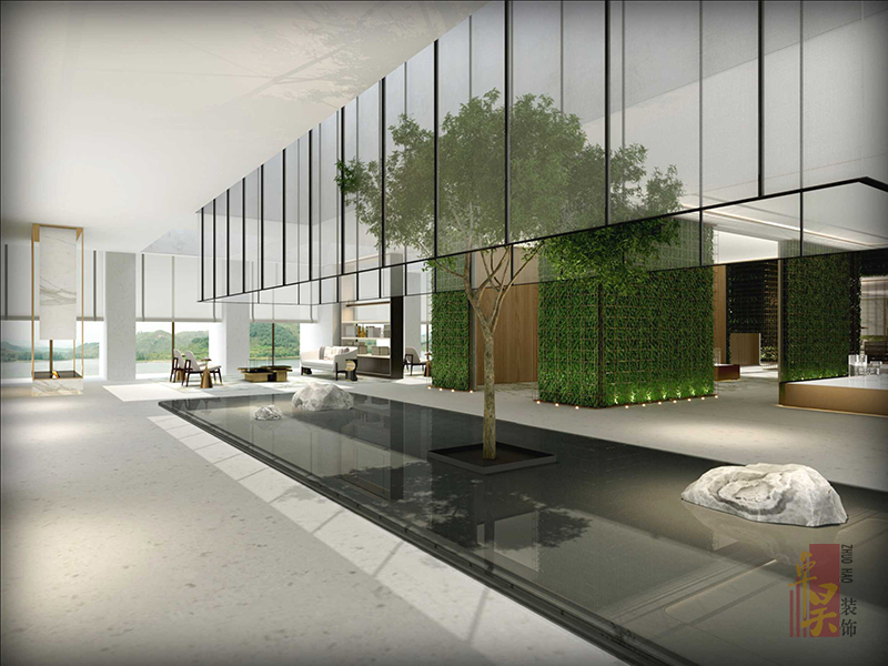 長沙營銷中心裝修公司橘郡地產(chǎn)|寫字樓售樓處裝修設(shè)計(jì)案例效果圖