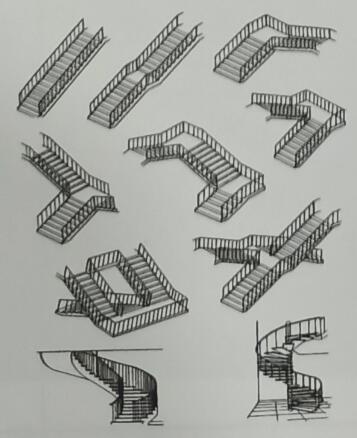 辦公空間建筑建筑的基本組成部分樓梯