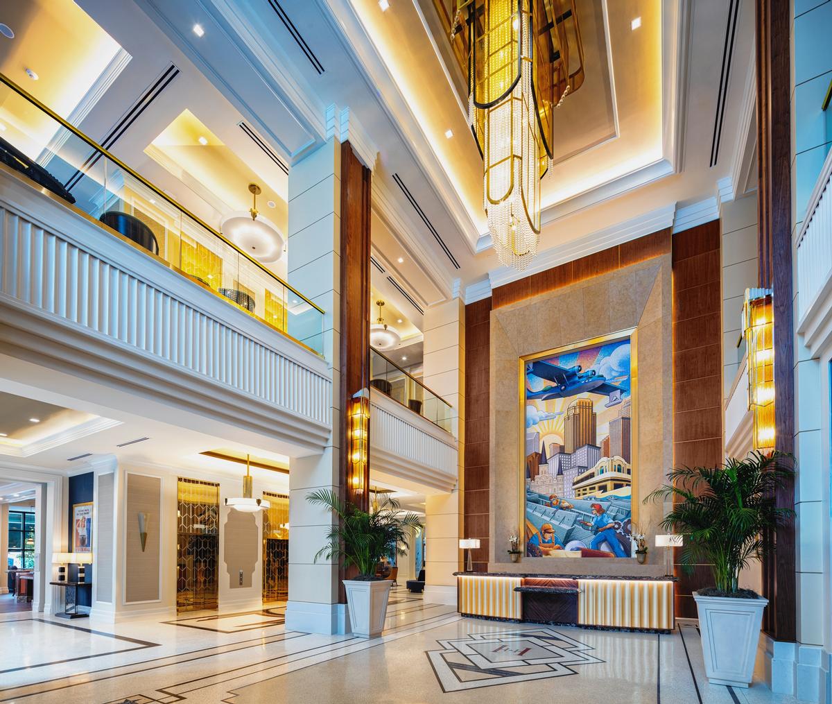 長沙市酒店設(shè)計(jì)裝修中空間形造型點(diǎn)、線、面、體的運(yùn)用原則的效果圖