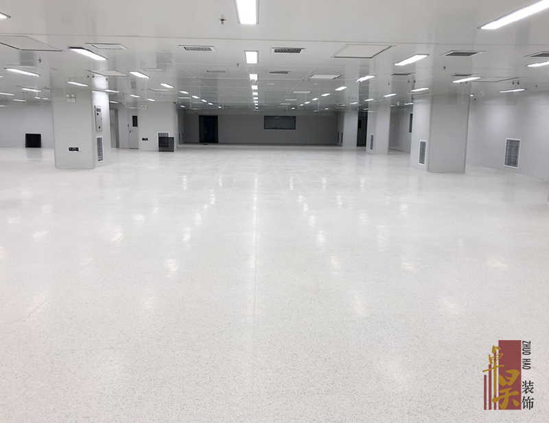 長沙廠房車間裝修公司長沙歐奮克通信科技｜車間凈化工程裝修效果案例效果圖