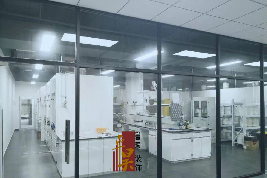 長沙廠房車間裝修公司長沙石立超硬材料｜辦公樓實驗室凈化工程裝修效果案例效果圖