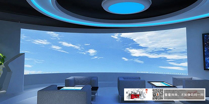 一城智慧智能城市主題展廳裝修演示 一城智慧智能城市主題展廳裝修演示