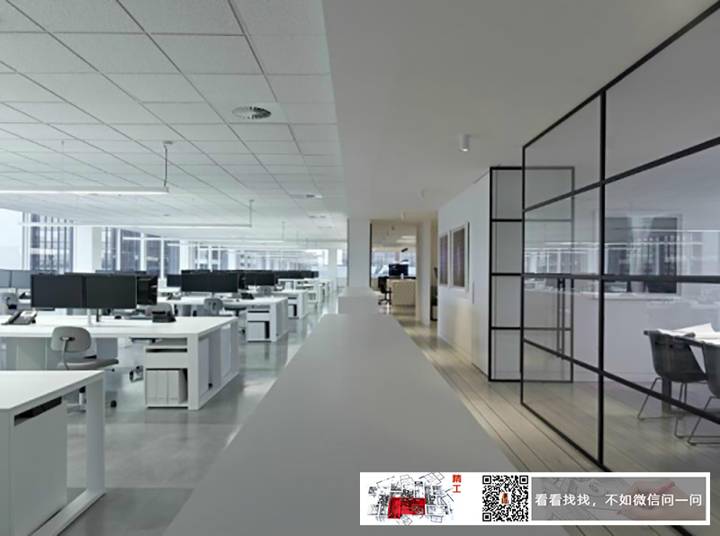 瀏陽辦公室裝修設計高大上的秘訣大盤點效果圖
