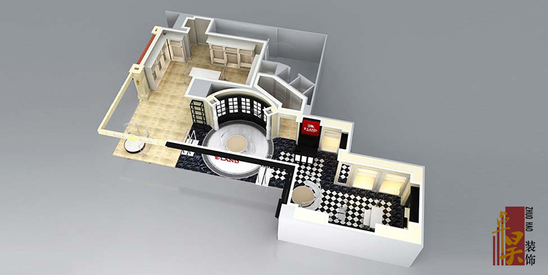 服裝店裝修設計效果立體 服裝店裝修設計效果立體