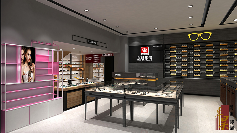 眼鏡店裝修設(shè)計(jì)效果正面圖 眼鏡店裝修設(shè)計(jì)效果正面圖