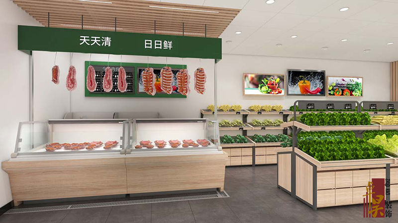 蔬果生鮮店裝修設(shè)計效果冷凍區(qū) 蔬果生鮮店裝修設(shè)計效果冷凍區(qū)