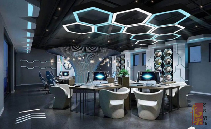 網(wǎng)吧網(wǎng)伽裝修設(shè)計(jì)效果包房
