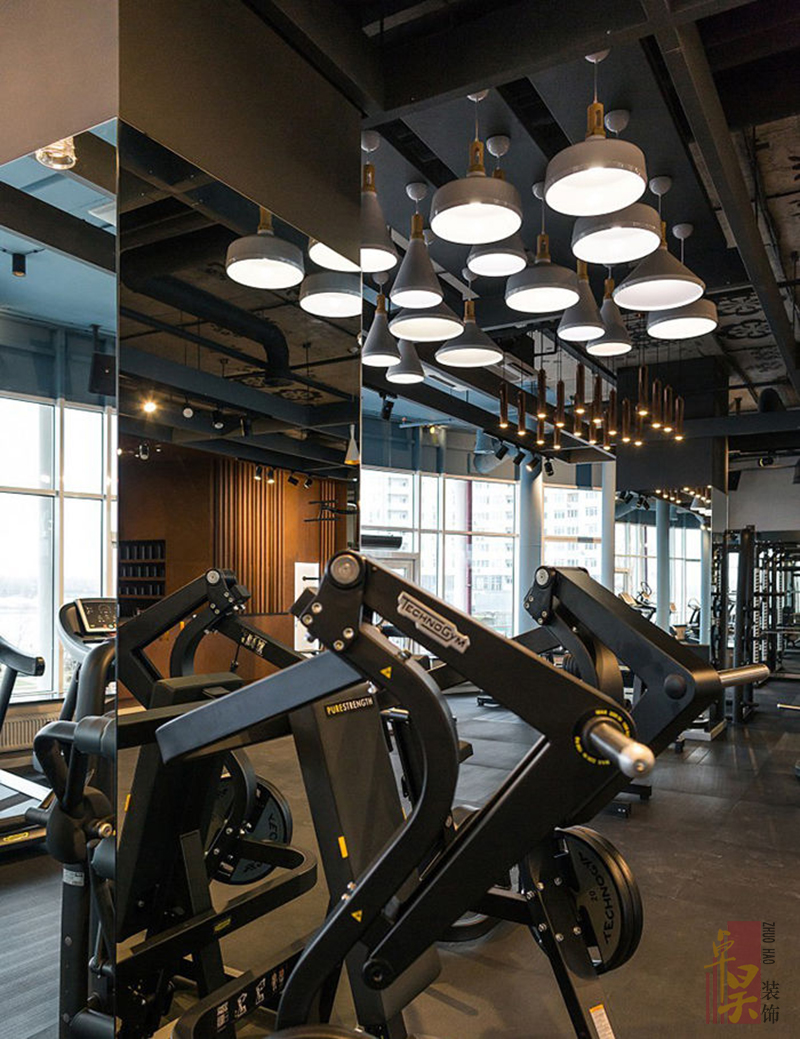健身俱樂部裝修設計效果器械區(qū) 健身俱樂部裝修設計效果器械區(qū)
