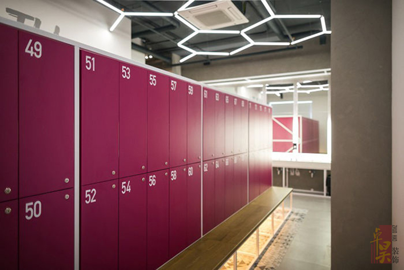 健身俱樂部裝修設計效果更衣室 健身俱樂部裝修設計效果更衣室