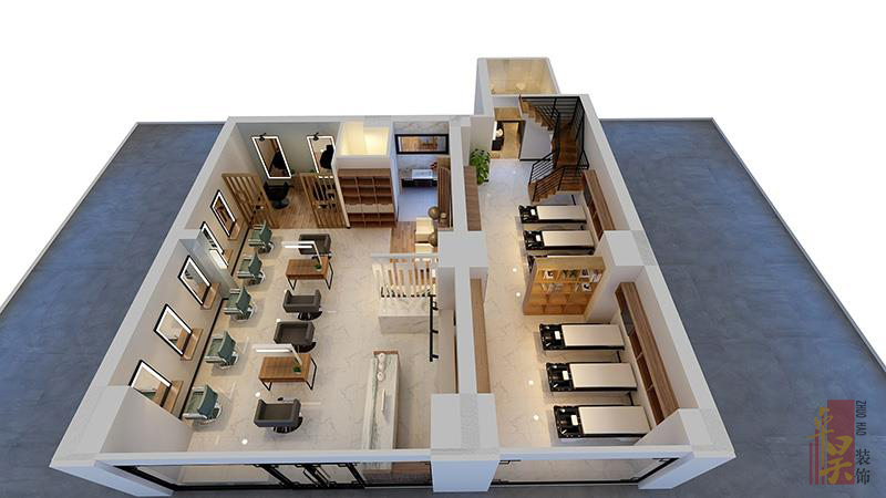 醫(yī)美院店裝修設(shè)計(jì)效果一層立體 醫(yī)美院店裝修設(shè)計(jì)效果一層立體