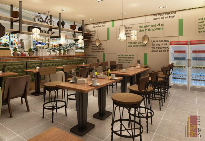 茶餐廳店裝修設(shè)計(jì)效果4 茶餐廳店裝修設(shè)計(jì)效果4