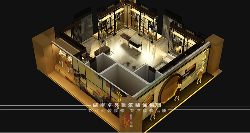 服裝連鎖品牌設(shè)計裝修效果5