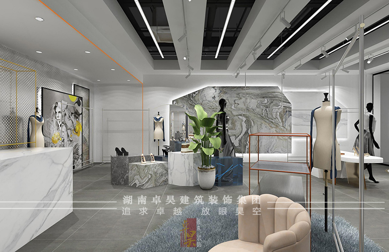 女裝專賣店裝修設(shè)計(jì)效果2 女裝專賣店裝修設(shè)計(jì)效果2