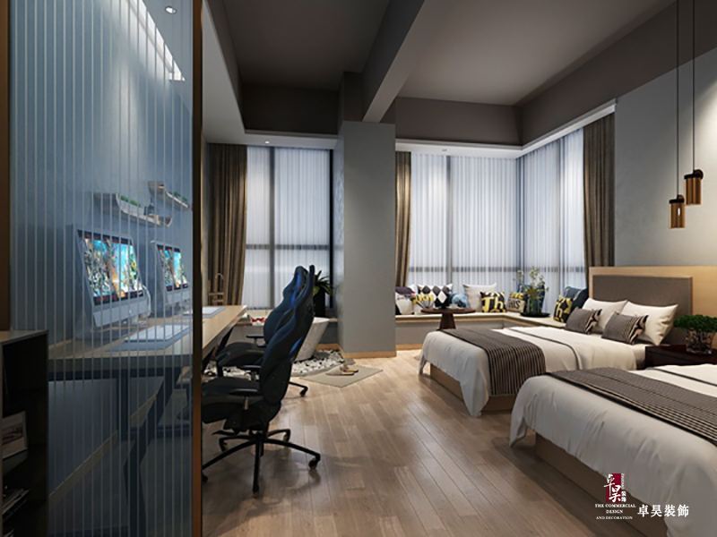 城市電競酒店裝修設計效果2 城市電競酒店裝修設計效果2