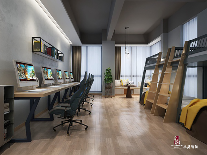 城市電競酒店裝修設計效果4 城市電競酒店裝修設計效果4