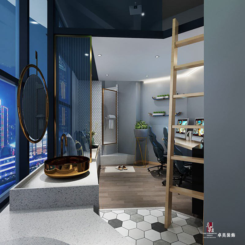 城市電競酒店裝修設計效果7 城市電競酒店裝修設計效果7