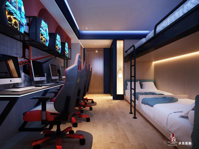 時(shí)尚電競(jìng)酒店裝修設(shè)計(jì)效果2 時(shí)尚電競(jìng)酒店裝修設(shè)計(jì)效果2