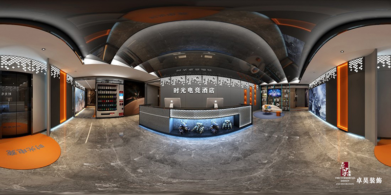 長(zhǎng)沙酒店空間裝修公司時(shí)光｜時(shí)尚電競(jìng)酒店裝修設(shè)計(jì)效果案例效果圖