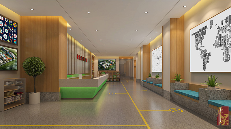 長沙教育機構裝修公司星沙職教｜教育培訓中心裝修設計效果案例效果圖