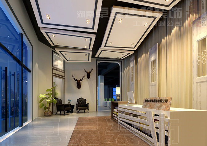 長沙辦公空間裝修公司周子服飾|辦公室裝修案例效果圖